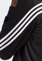 Sudadera Negro-Blanco adidas Performance 3 Rayas de adidas Performance