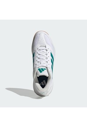 Tenis Voleibol Blanco Adidas Ligra 8 Cancha Cubierta Hombre