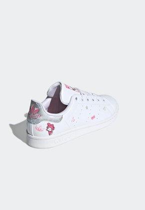 Tenis Lifestyle Blanco-Plateado-Fucsia adidas Originals Stan Smith x Hello Kitty & Friends