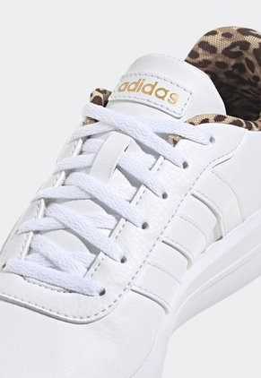 Tenis adidas Sportswear Court Plataforma Blanco