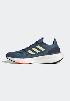 Tenis Running Azul Grisáceo-Beige-Naranja adidas Performance Pureboost 22