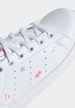 Tenis Lifestyle Blanco-Plateado-Fucsia adidas Originals Stan Smith x Hello Kitty & Friends de adidas Performance