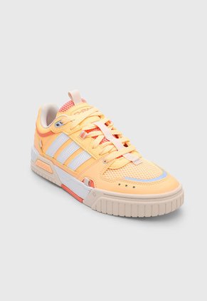 Tenis Basketball Naranja Neón-Beige-Gris adidas Performance D-Pad