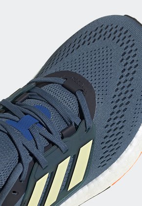 Tenis Running Azul Grisáceo-Beige-Naranja adidas Performance Pureboost 22