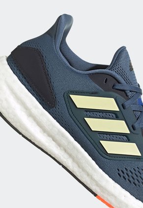 Tenis Running Azul Grisáceo-Beige-Naranja adidas Performance Pureboost 22