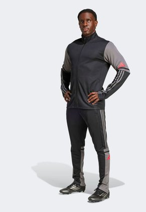 Chaqueta Negro-Gris-Coral adidas Performance Squadra 25