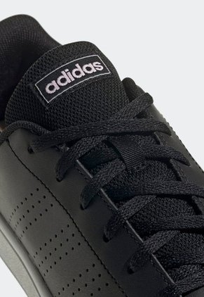 Tenis Lifestyle Negro-Blanco-Rosa adidas Performance Advantage Base Court