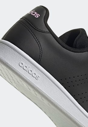 Tenis Lifestyle Negro-Blanco-Rosa adidas Performance Advantage Base Court