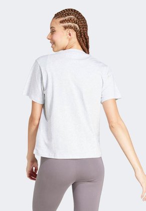 Camiseta Gris Claro-Blanco adidas Sportswear Essentials