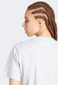 Camiseta Gris Claro-Blanco adidas Sportswear Essentials de adidas Performance
