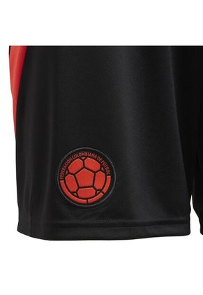 Adidas Performance Pantaloneta Adidas Hombre Seleccion Colombia 24 - Negro-Naranja Pantaloneta