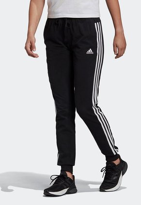 Pantalón Negro-Blanco adidas Performance Essentials 3 Rayas