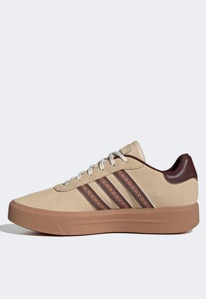 Tenis Lifestyle Beige-Marrón adidas Sportswear Court Platform Suede
