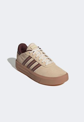 Tenis Lifestyle Beige-Marrón adidas Sportswear Court Platform Suede