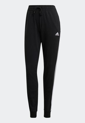 Pantalón Negro-Blanco adidas Performance Essentials 3 Rayas