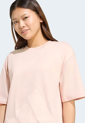 Camiseta adidas Sportswear Essentials Rosa Nude