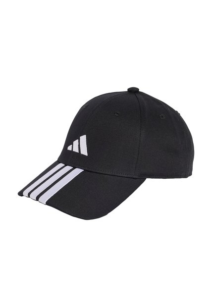 Gorra Negra Adidas Béisbol 3 Rayas