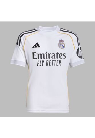 Camiseta Adidas Adolescente Local Real Madrid 25/26 - Blanco adidas Performance