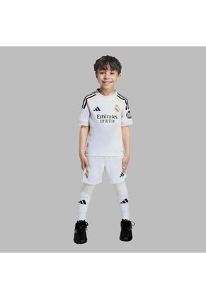 Conjunto Adidas Kids Real Madrid 25/26 - Blanco
