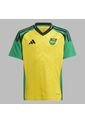 Camiseta Adidas Kids Jff H Jsy Y - Amarillo - Verde de adidas Performance