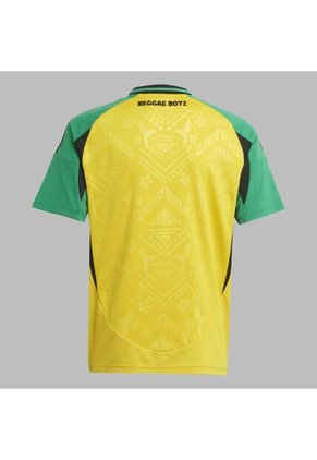 Camiseta Adidas Kids Jff H Jsy Y - Amarillo - Verde