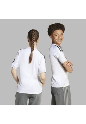 Camiseta Adidas Adolescente Local Real Madrid 25/26 - Blanco