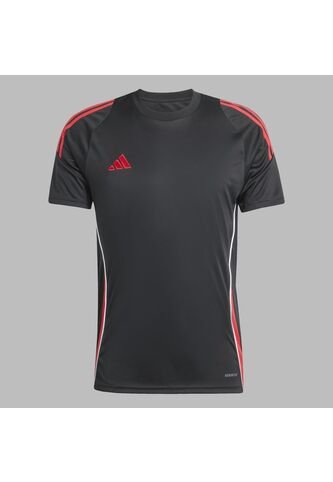 Camiseta Adidas Hombre Tiro 24-Negro-Rojo adidas Performance
