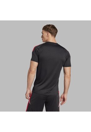 Camiseta Adidas Hombre Tiro 24-Negro-Rojo