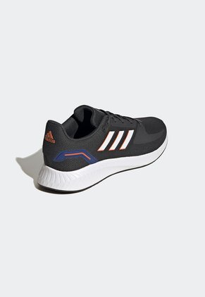 Tenis Running Negro-Blanco-Naranja adidas Performance Runfalcon 2.0