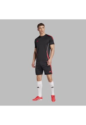 Camiseta Adidas Hombre Tiro 24-Negro-Rojo