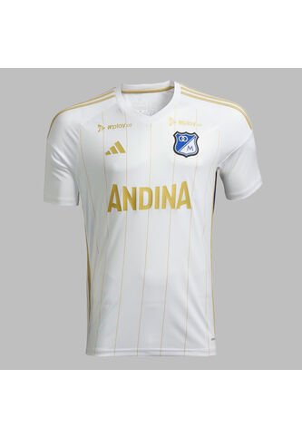 Camiseta Adidas Kids Millonarios  25 2da Blanco-Dorado adidas Performance