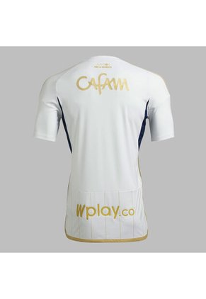 Camiseta Adidas Kids Millonarios  25 2da Blanco-Dorado