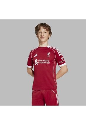 Camiseta Adidas Kids Liverpool FC 25/26 Home - Rojo - Blanco