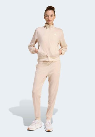Conjunto adidas Sportswear Essentials Feel Cozy Beige adidas Performance