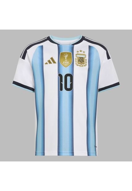 Camiseta Adidas Kids  Local Selección Argentia 26 Messi  - Azul
