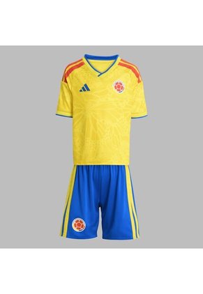 Conjunto Adidas Kids Local Colombia 2026 - Amarillo