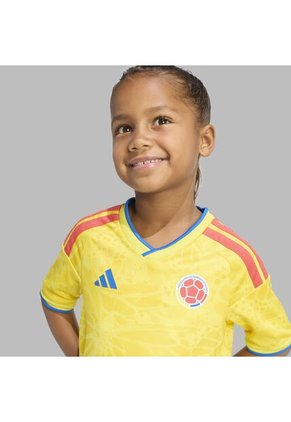 Conjunto Adidas Kids Local Colombia 2026 - Amarillo
