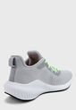 Tenis Running Gris-Verde adidas Performance Alphabounce de adidas Performance