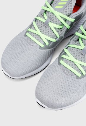 Tenis Running Gris-Verde adidas Performance Alphabounce