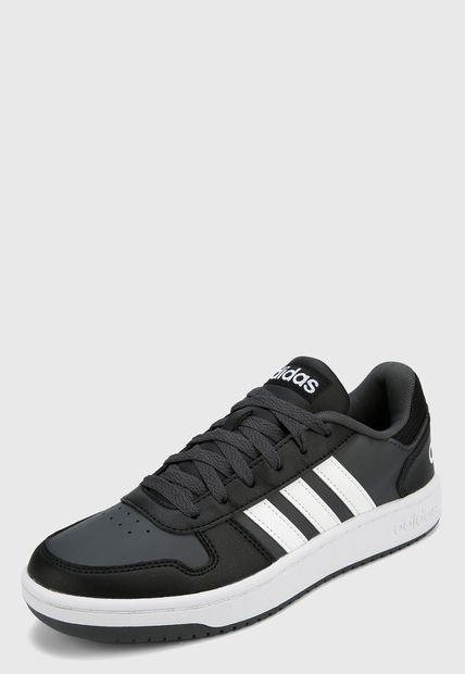 Tenis Lifestyle Negro-Blanco adidas Performance Hoops 2.0