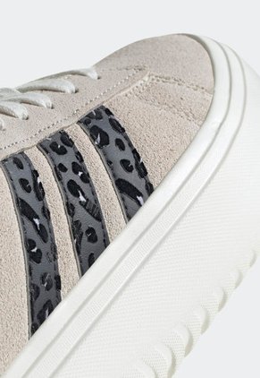 Tenis Lifestyle Beige-Marfil-Gris adidas Performance Grand Court Platform