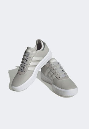 Tenis Lifestyle Gris-Blanco-Plateado adidas Sportswear Court Platform