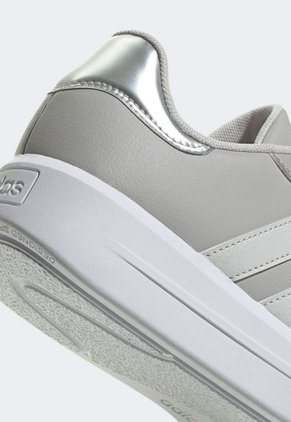 Tenis Lifestyle Gris-Blanco-Plateado adidas Sportswear Court Platform