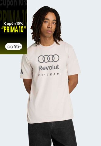 Camiseta adidas Performance Graphic Audi Revolut F1 Team DNA Beige adidas Performance