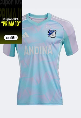 Camisa adidas Performance Visitante de Millonarios FC 2026 Lila adidas Performance
