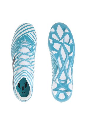 Guayo Blanco-Azul Aguamarina adidas Nemeziz Messi 17.3 Fg
