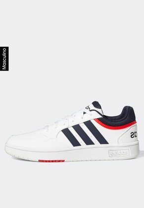 Tenis Lifestyle Blanco-Azul-Rojo adidas Performance Hoops 3.0 Low Classic Vintage
