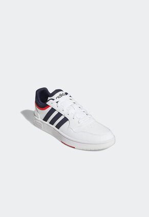 Tenis Lifestyle Blanco-Azul-Rojo adidas Performance Hoops 3.0 Low Classic Vintage