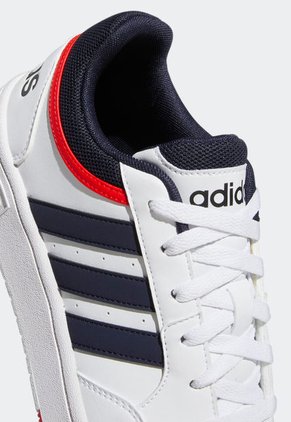 Tenis Lifestyle Blanco-Azul-Rojo adidas Performance Hoops 3.0 Low Classic Vintage