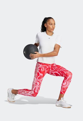 Leggings Rojo-Rosa adidas Performance x FARM Rio 7/8